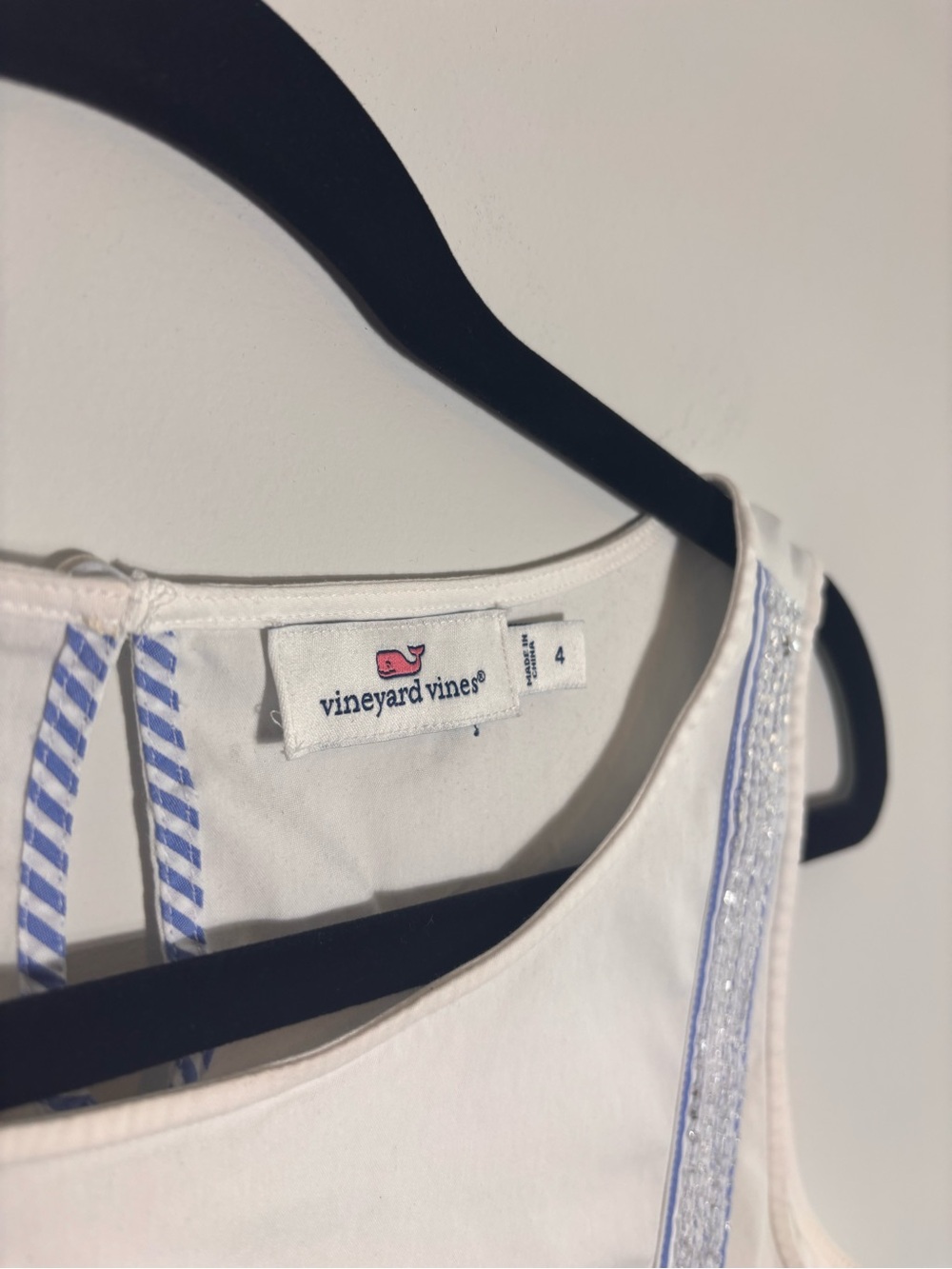 Vineyard Vines Sleeveless Structured Top – Size 4 - Picture 5 of 5